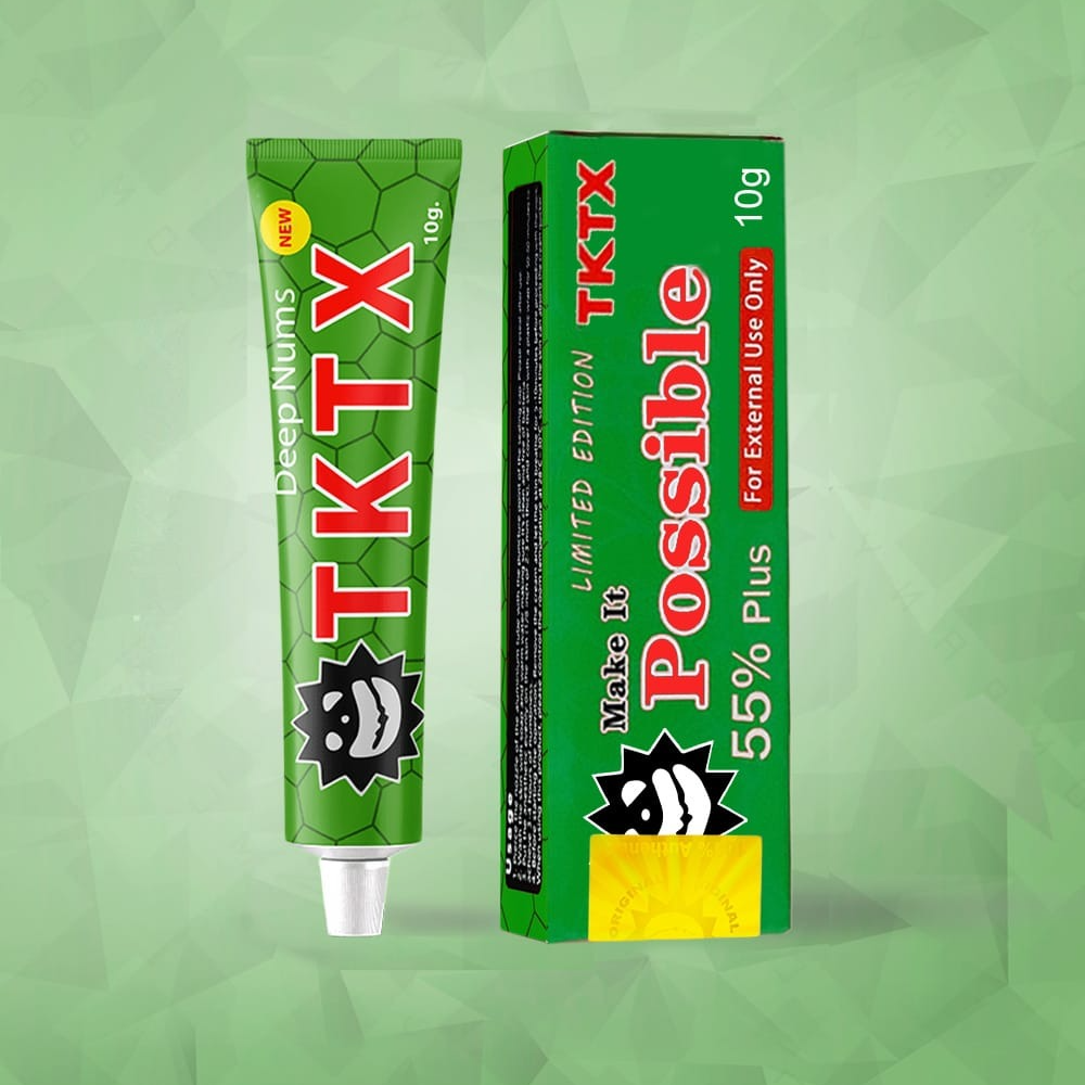 TKTX Numbing Cream Green 55% – Limited Edition